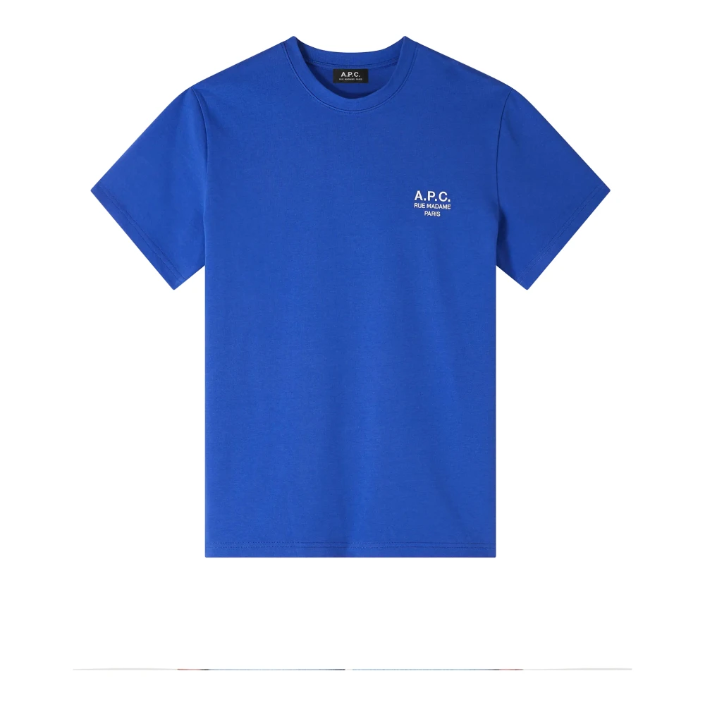 A.p.c. Blauwe Raymond T-shirt Blue Heren