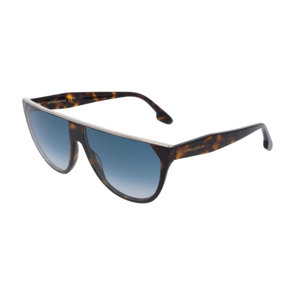 Victoria Beckham Women's Brown Sunglasses, One Size, Acetate Frame Square Sunglasses