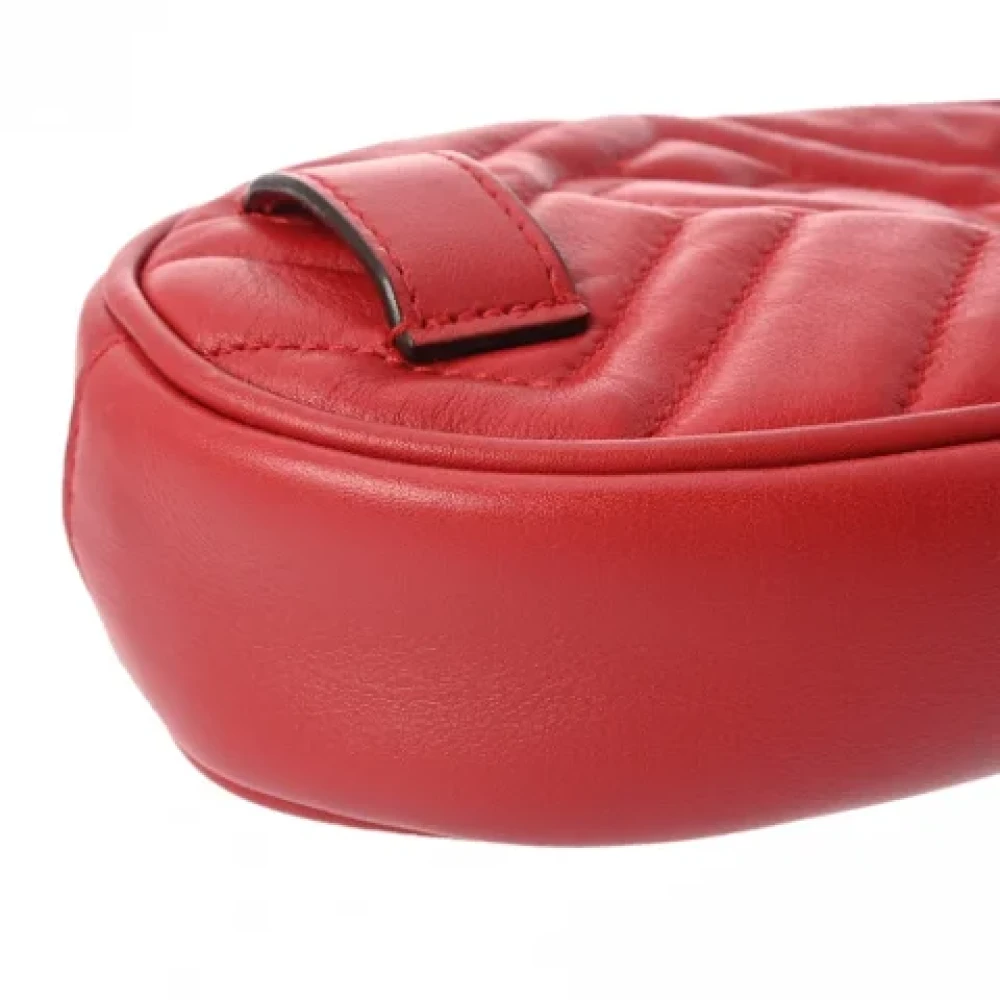Gucci Vintage Pre-owned Fabric belts Red Dames