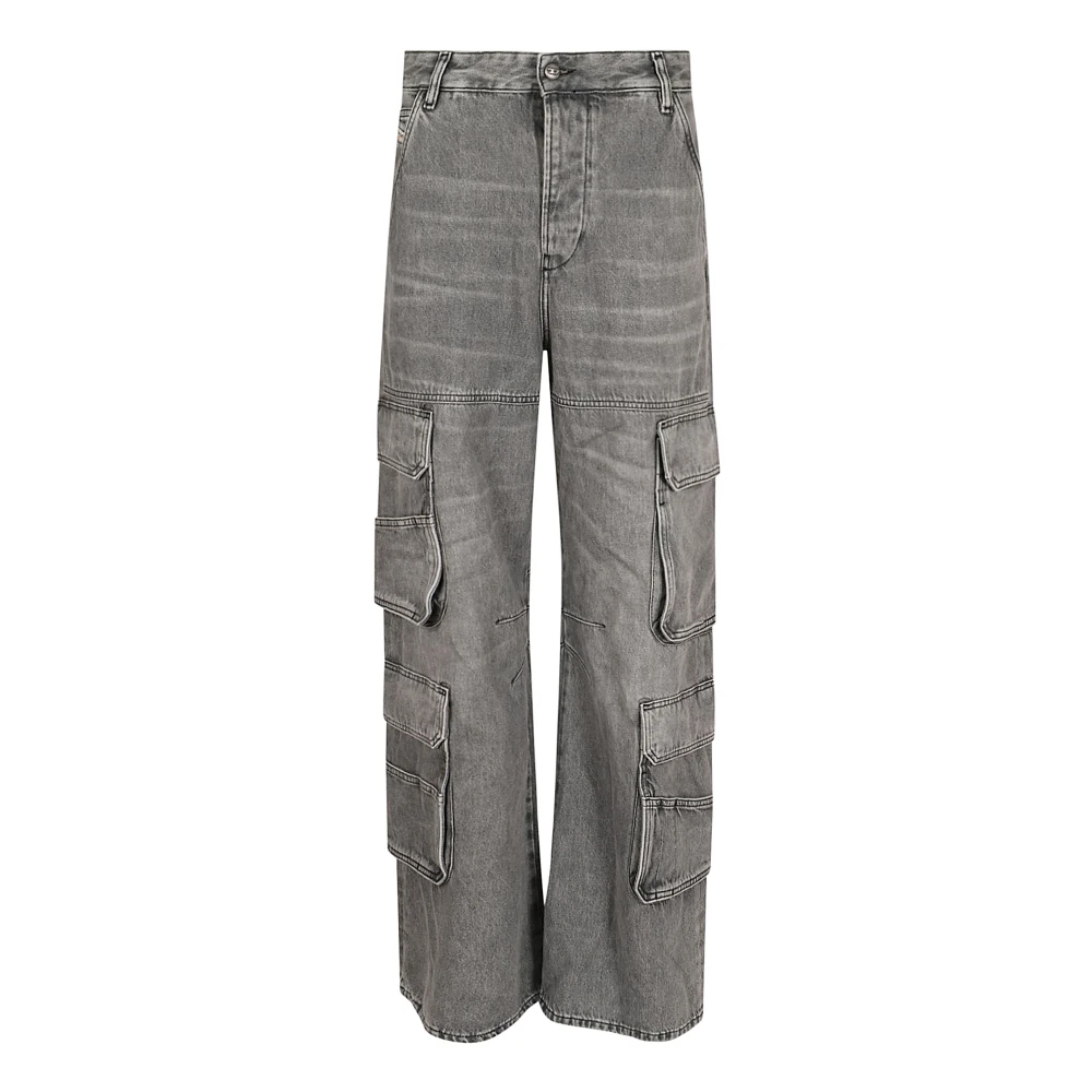 Diesel Grijze Jeans voor Vrouwen Gray Dames