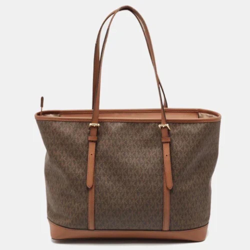 Michael Kors Pre-owned Canvas totes Brown Dames