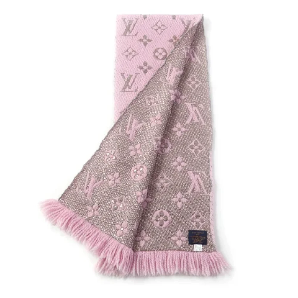 Louis Vuitton Vintage Pre-owned Silk scarves Pink Dames