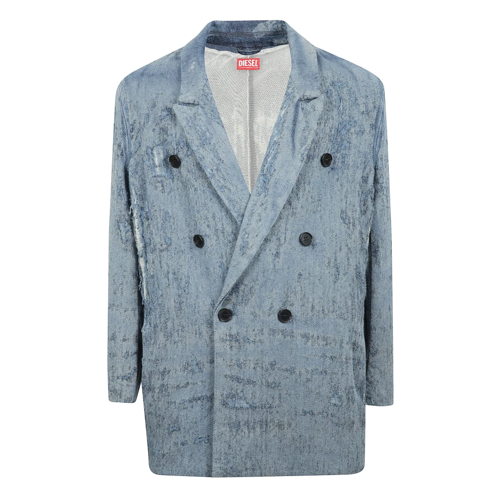 Diesel - Jackets > Blazers - Blue - Diesel - Modalova