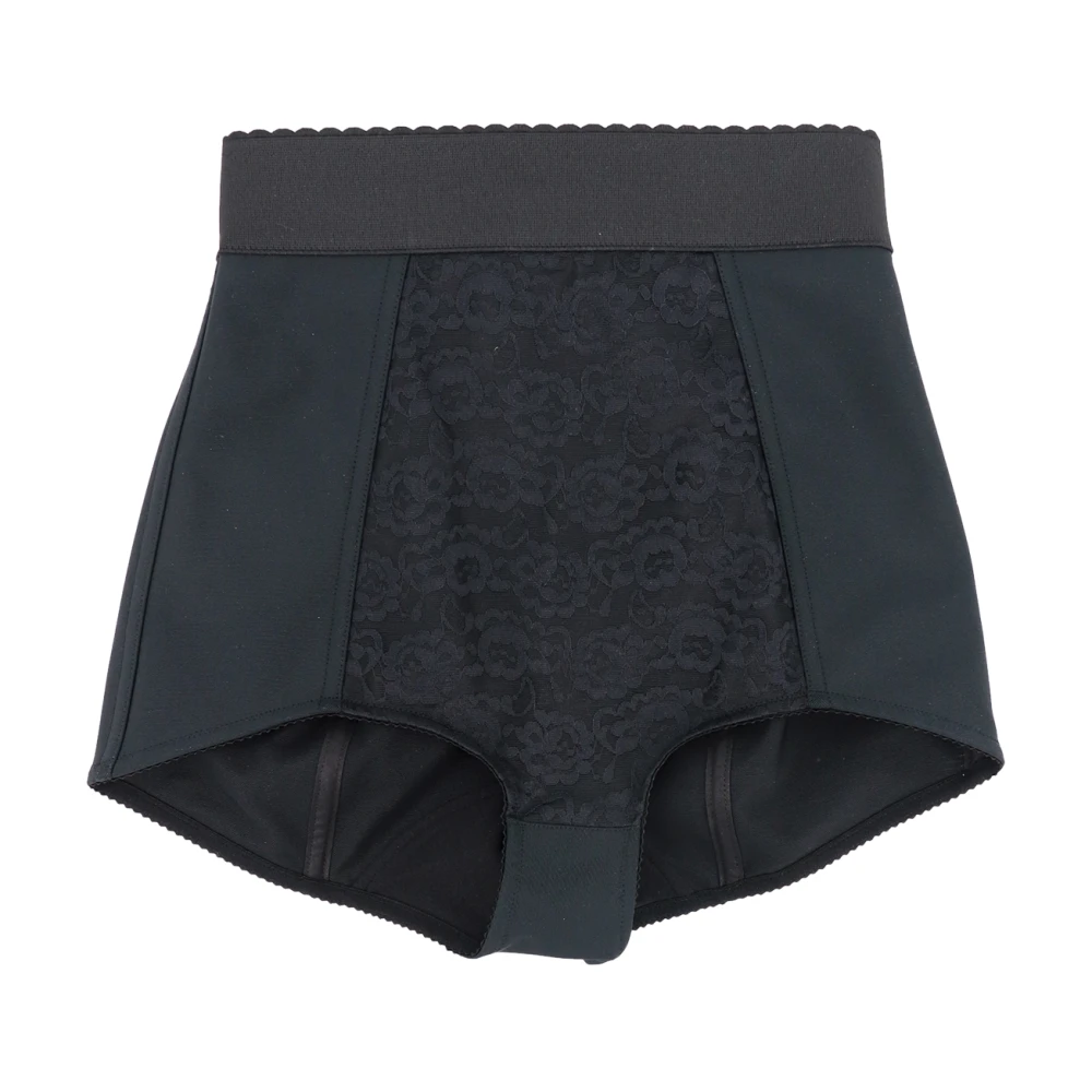 Dolce & Gabbana Stilfull underklädeskollektion för kvinnor med magnetisk stängning Black, Dam