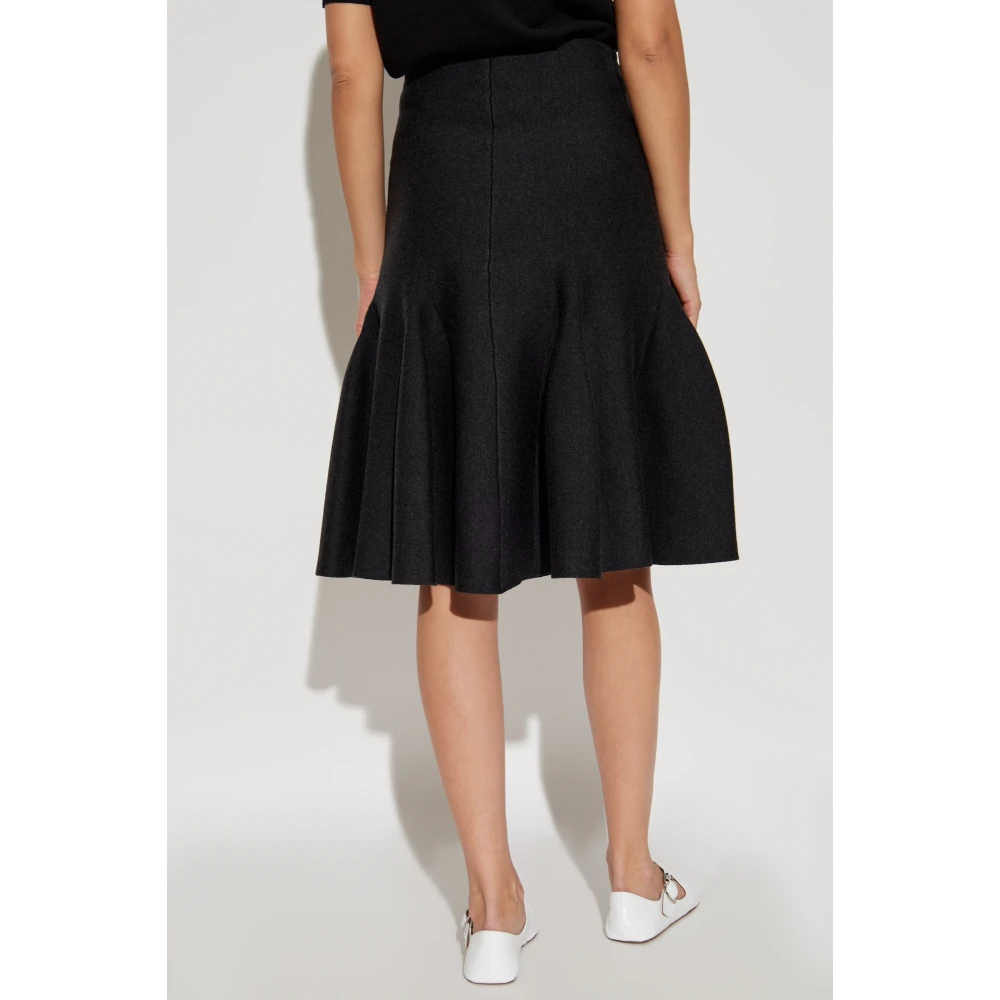 Alaïa Wol Rok Gray Dames