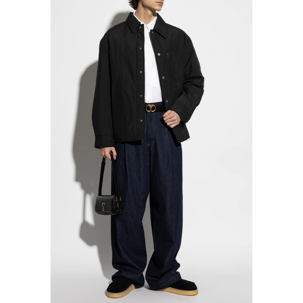 Ami Paris Jack met Logo Black Heren