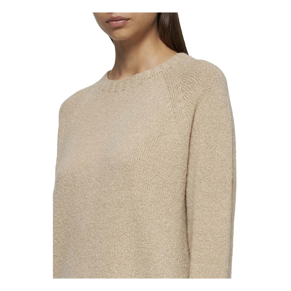 Max Mara Weekend Rondhals gebreide trui Beige Dames