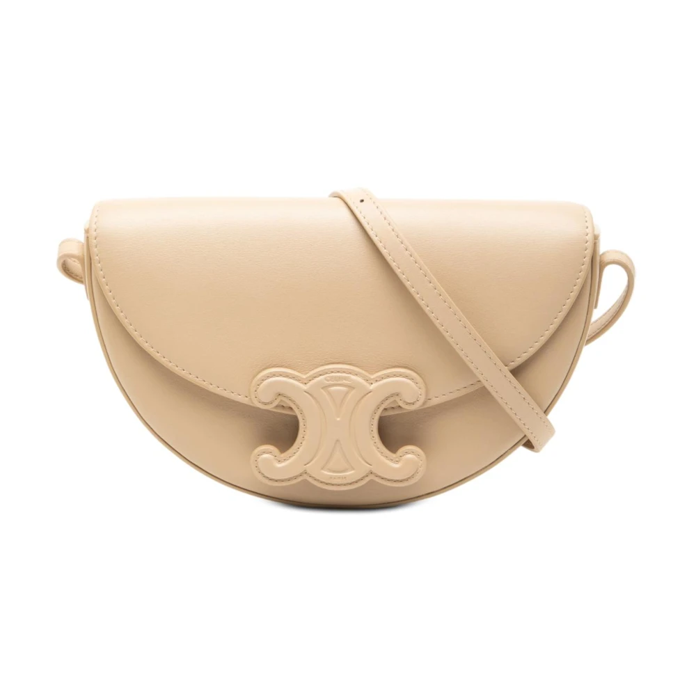 Celine Vintage Women's Brown Pre-Owned Crossbody Bag