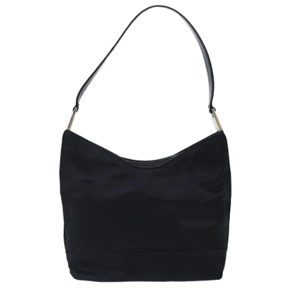 Prada Vintage Pre-owned Satin prada-bags Gray Dames