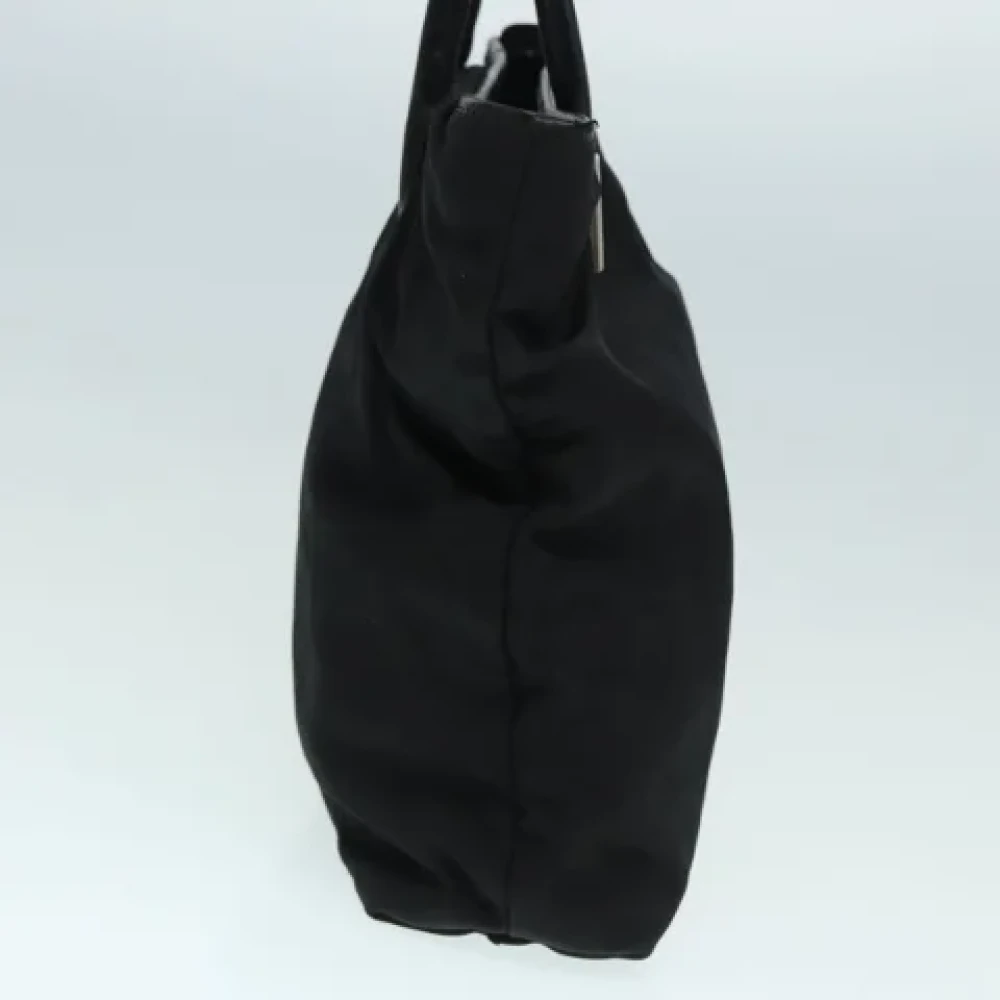 Gucci Vintage Pre-owned Nylon handbags Black Dames