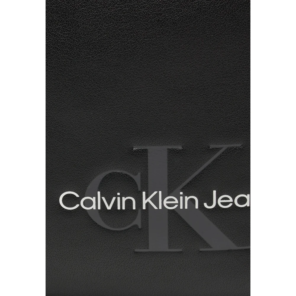 Calvin Klein Jeans Zachte Reporter Tas Herfst Winter Collectie Black Heren