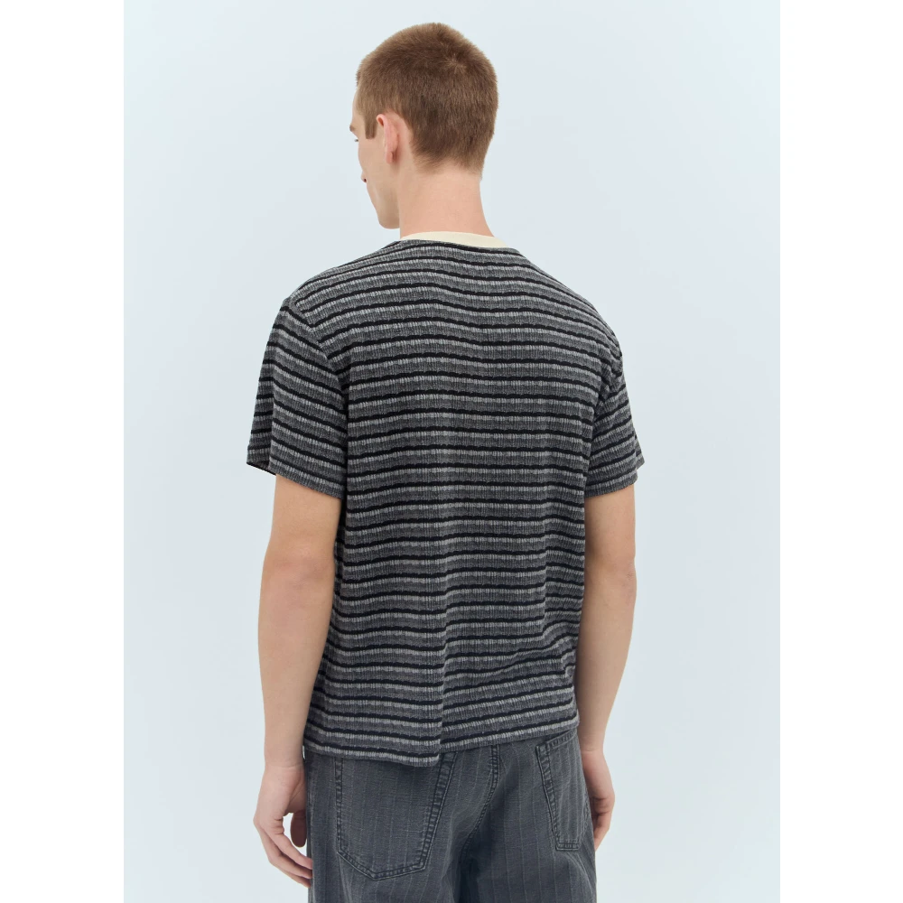 Brain Dead Gestreept Gebreid T-shirt Multicolor Heren