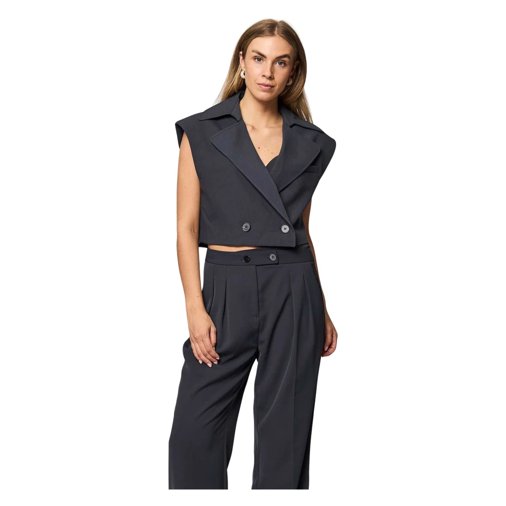 Co'Couture Donkerblauwe VolaCC Jurk Blue Dames