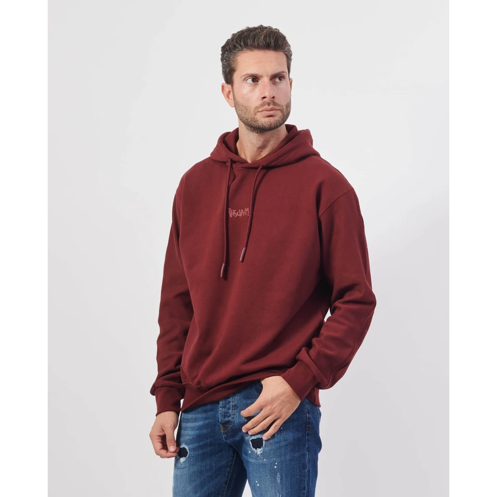 Disclaimer Heren hoodie met achterlogo Red Heren