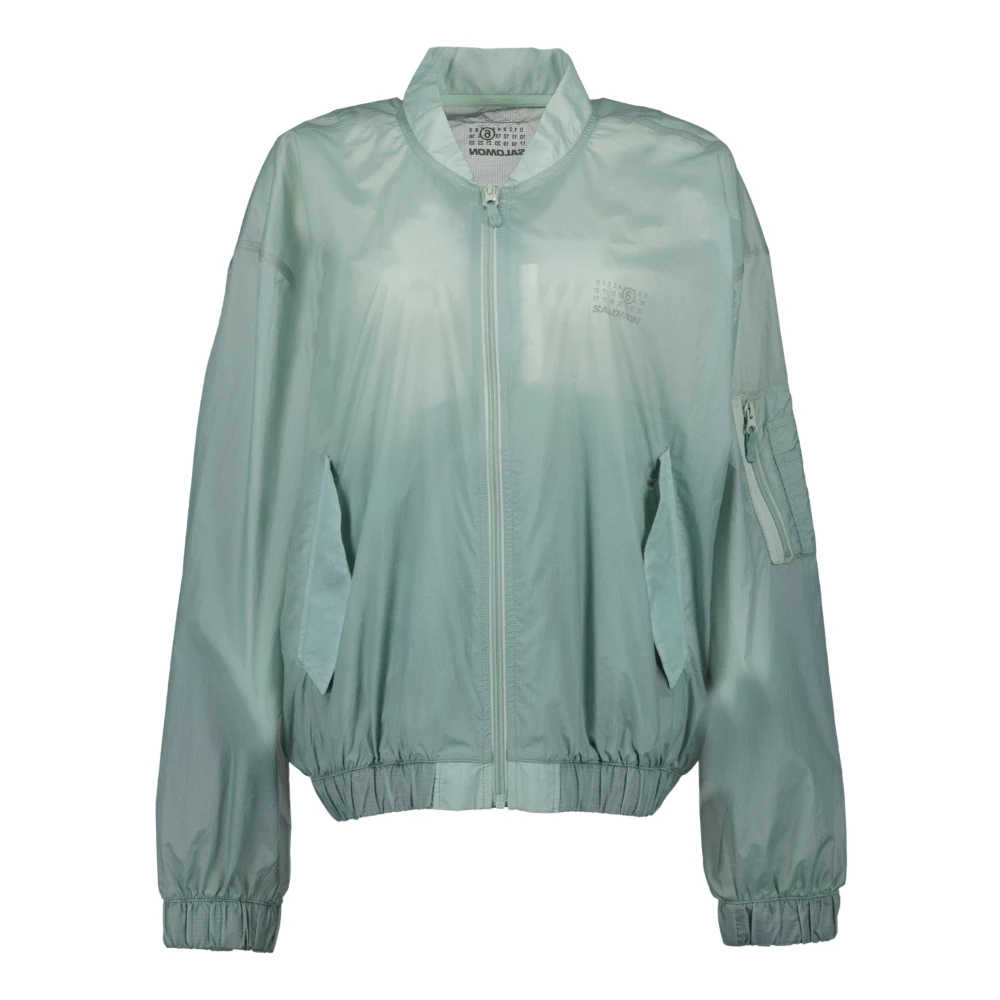 Mm6 Maison Margiela Women's Green Windbreaker Spring-Summer 2025