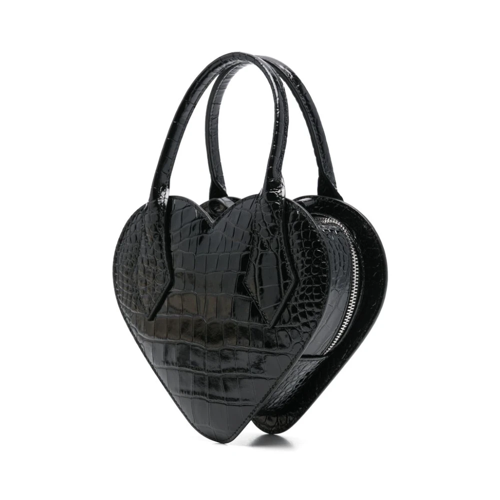 Vivienne Westwood Zwarte Toprits Schoudertas Black Dames