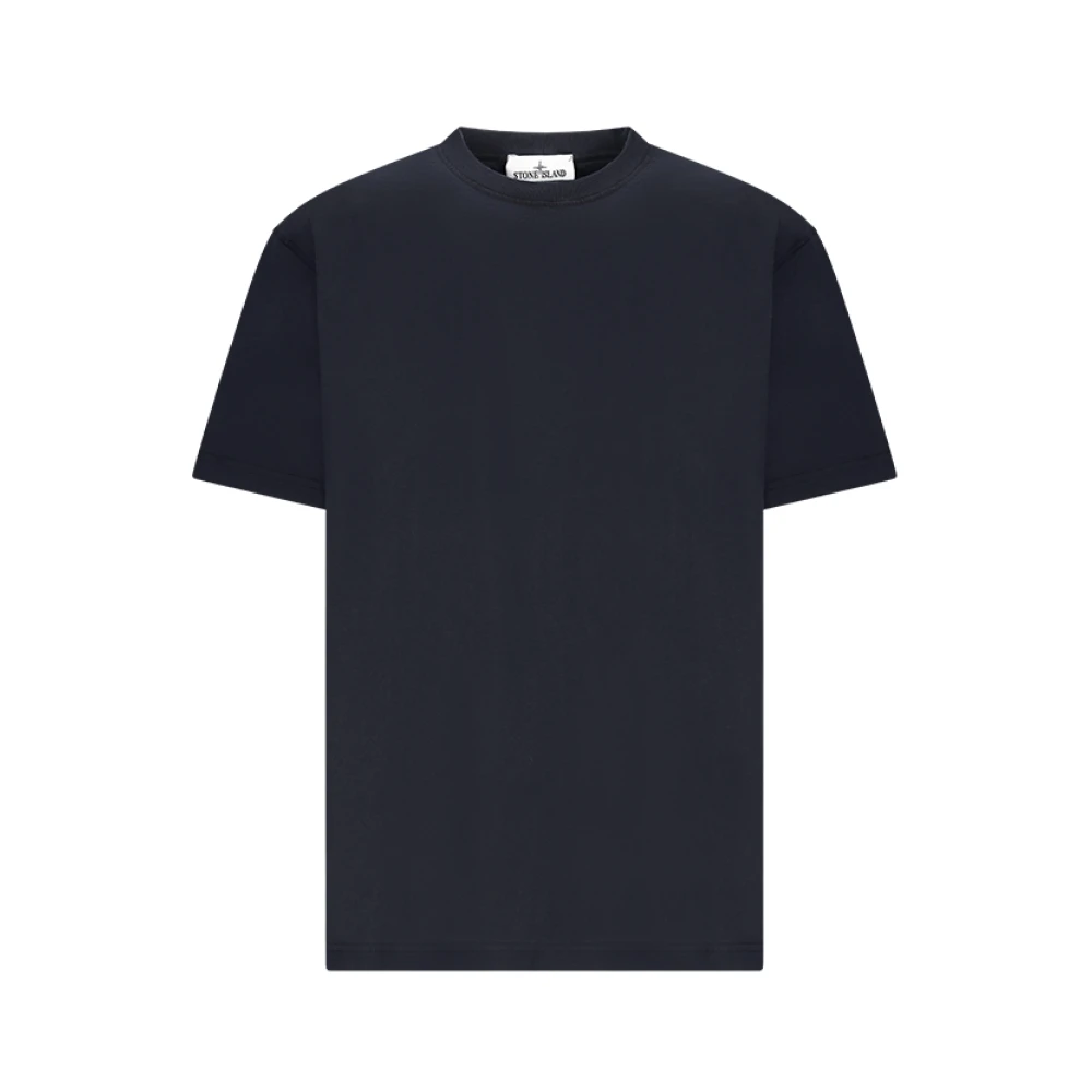 Stone Island Blue T-Shirts, Male, 2XL, T-Shirt