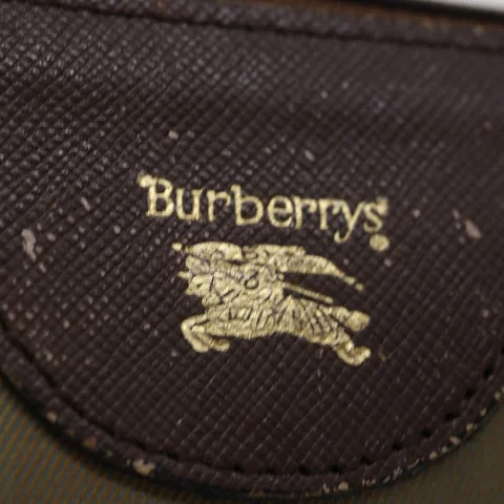Burberry Vintage Pre-owned Canvas clutches Brown Dames