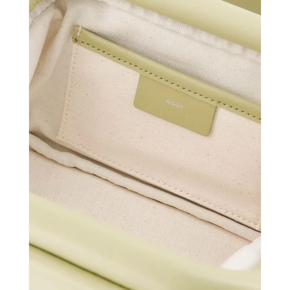 Osoi Leather shoulder-bags Beige Dames