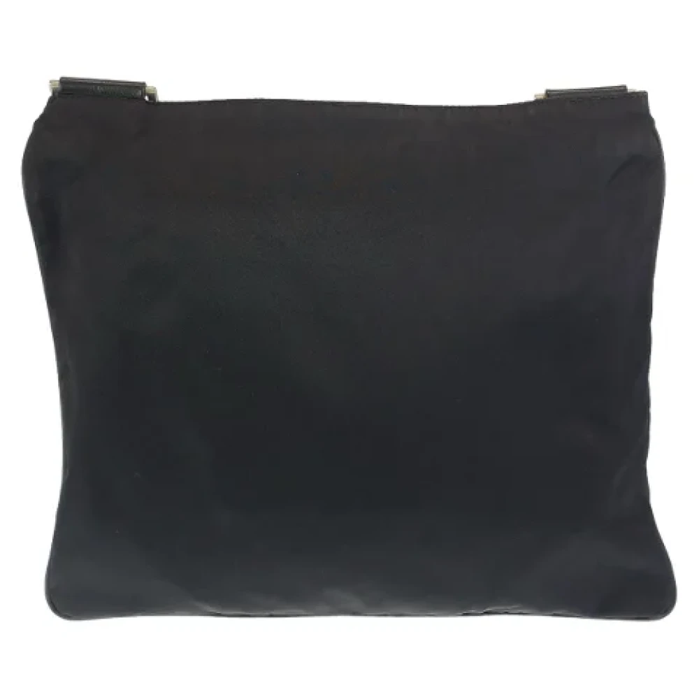 Prada Vintage Pre-owned Canvas prada-bags Black Dames