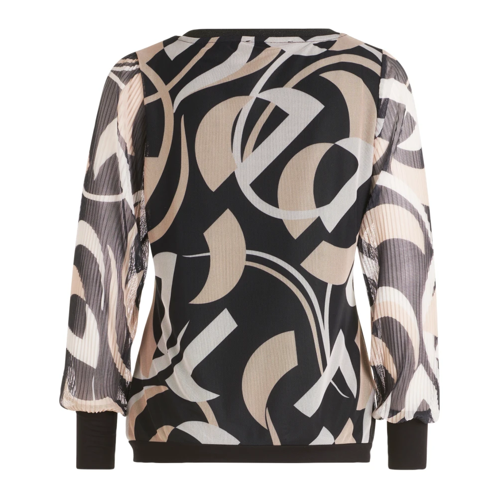 Betty Barclay Grafisch Ontwerp Langarmshirt Black Dames
