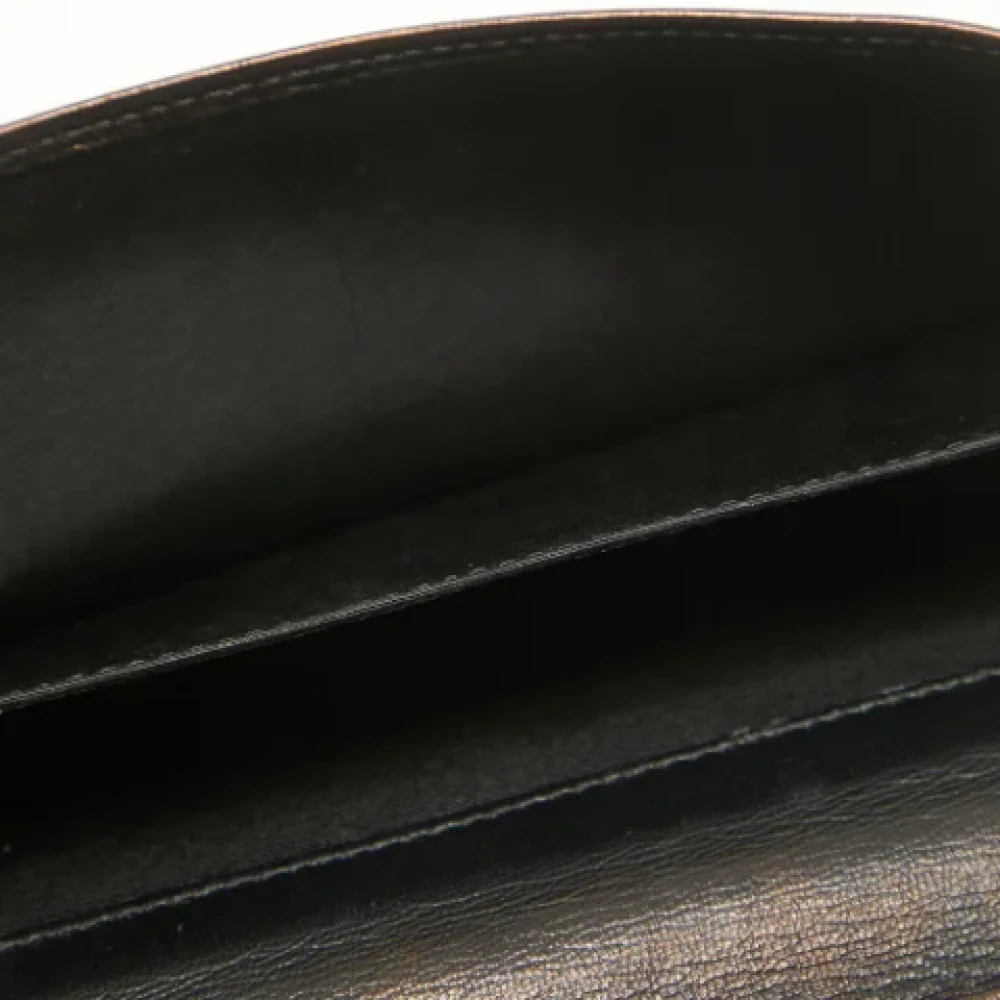 Alexander McQueen Pre-owned Leather wallets Gray Dames