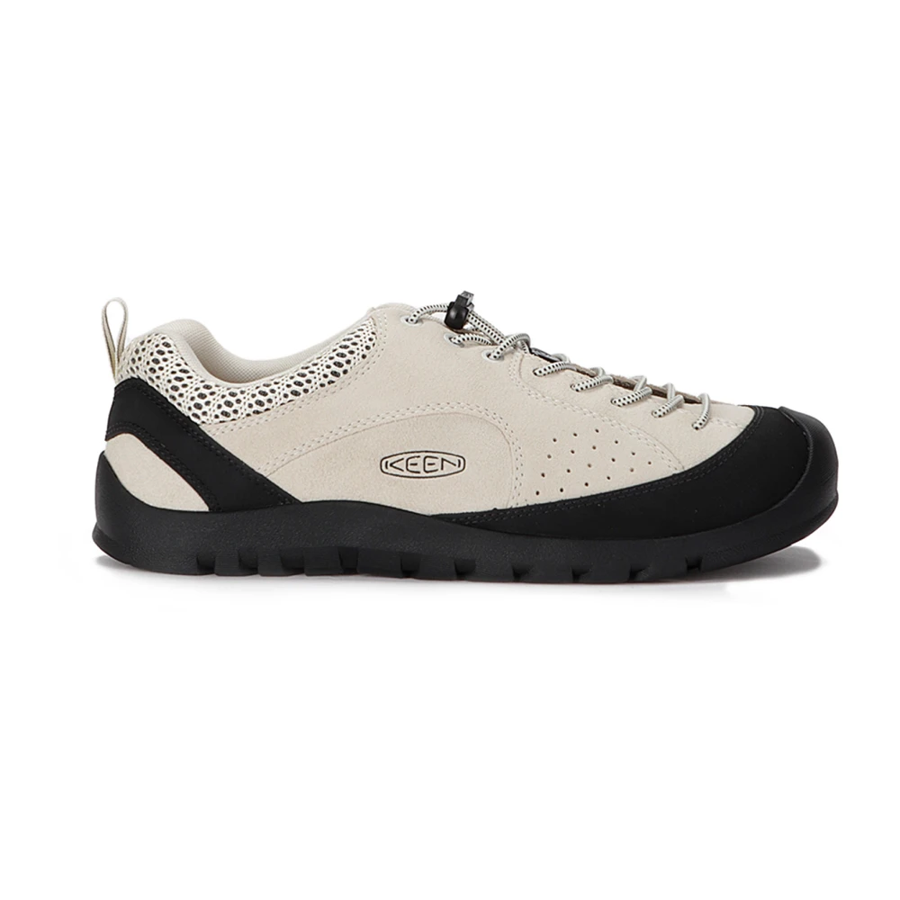 Keen Witte Suède Sneakers met Snelle Veters Heren Schoenen Beige