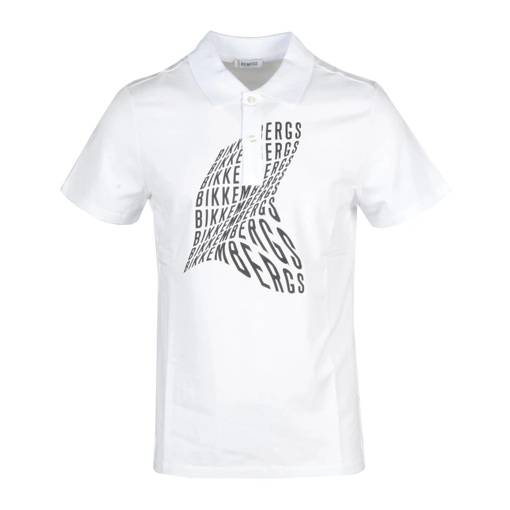 Bikkembergs Katoen Spandex T-shirt White Heren