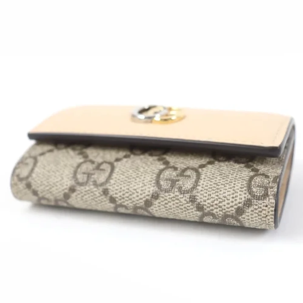 Gucci Vintage Pre-owned Canvas key-holders Beige Dames