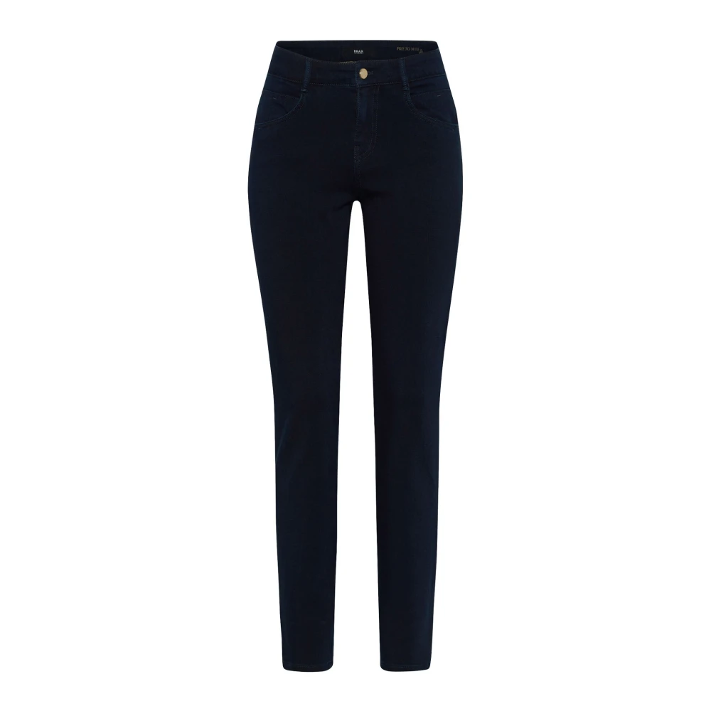 BRAX Navy Shakira Jeans Klassieke Pasvorm Blue Dames