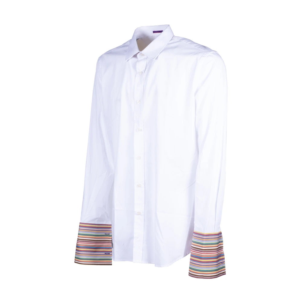 Paul Smith Klassiek Wit Dubbele Manchet Overhemd White Heren