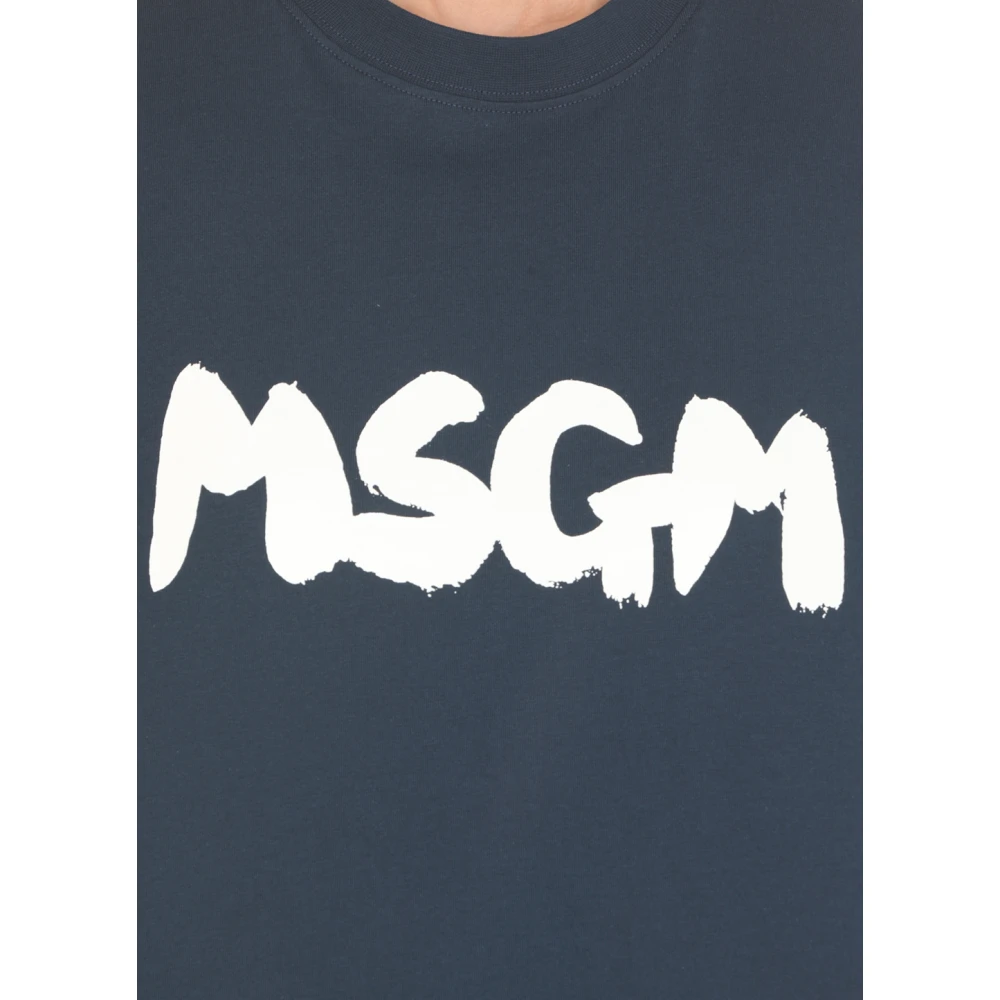 Msgm T-Shirts Blue Dames