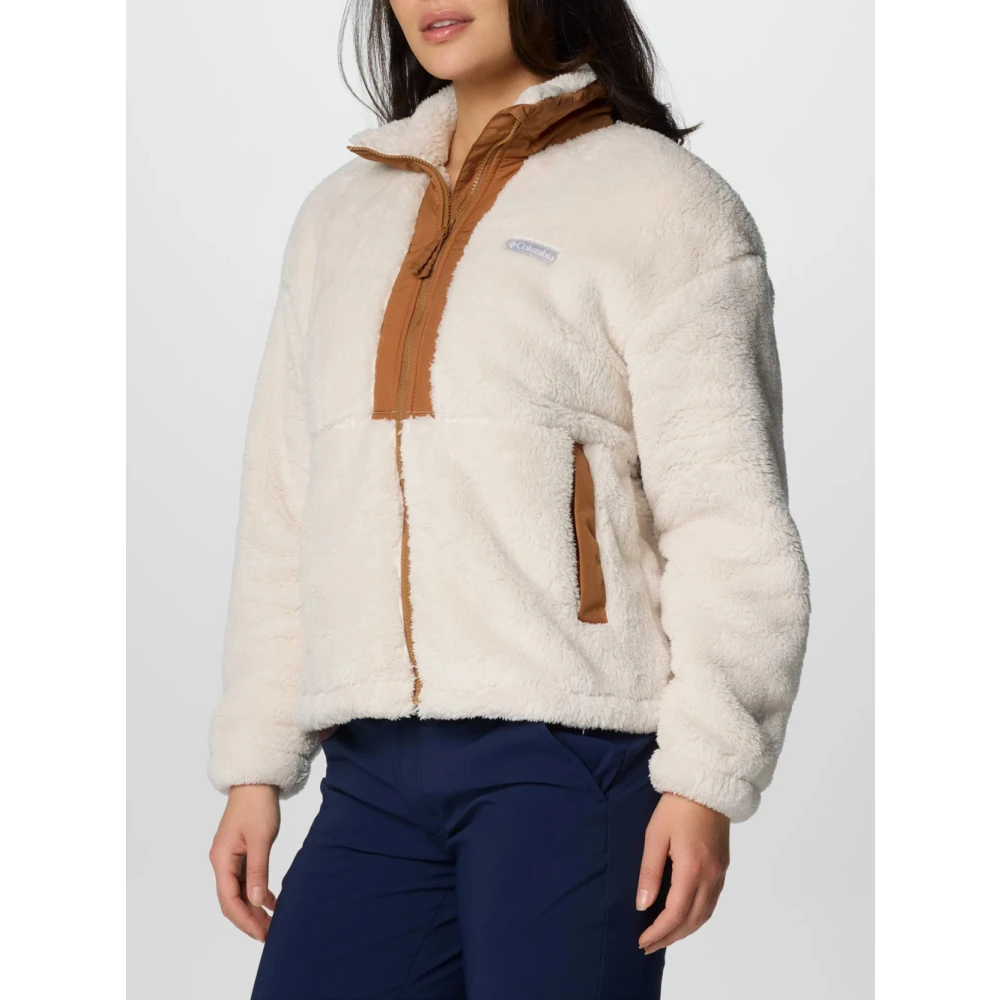 Columbia Urban Sherpa Zip Jas Boundless Discovery White Dames