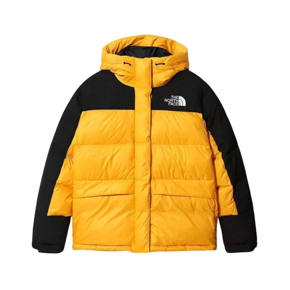The North Face Gele Gewatteerde Jas met Capuchon Yellow Dames