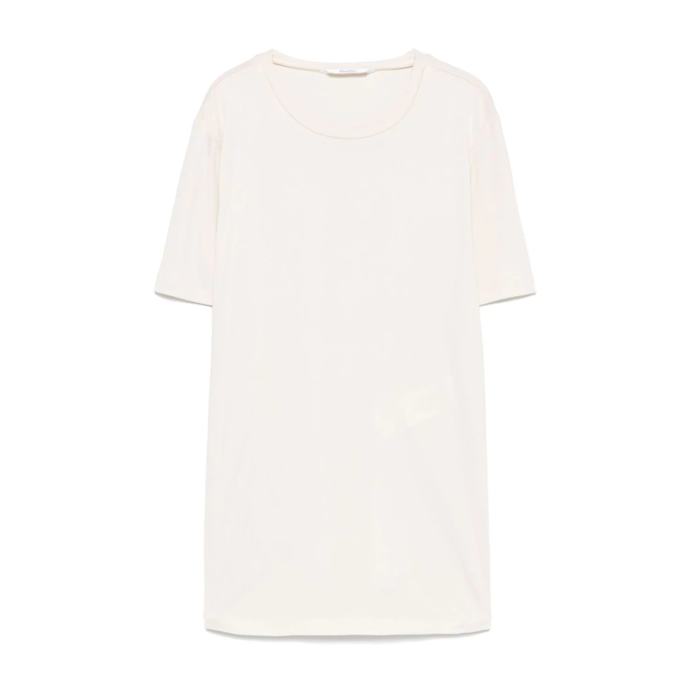 Max Mara Women's White Pure Silk T-Shirts And Polos - T-Shirts - L - Tops