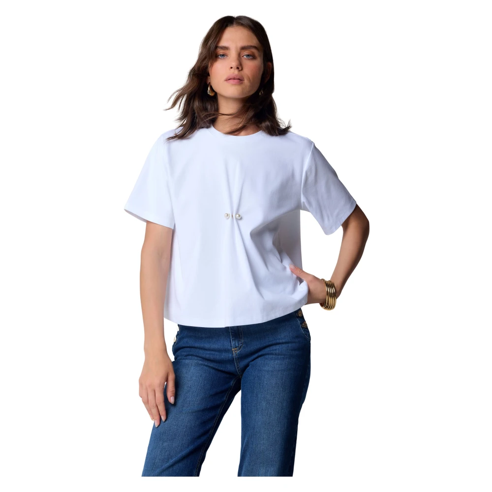 Kocca Stijlvolle T-shirts voor mannen en vrouwen White Dames