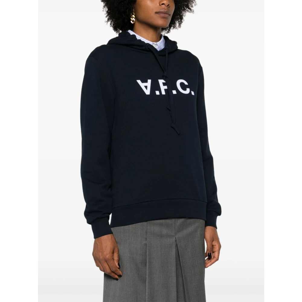 A.p.c. Blauwe Sweatshirt Damesmode Aw24 Blue Dames