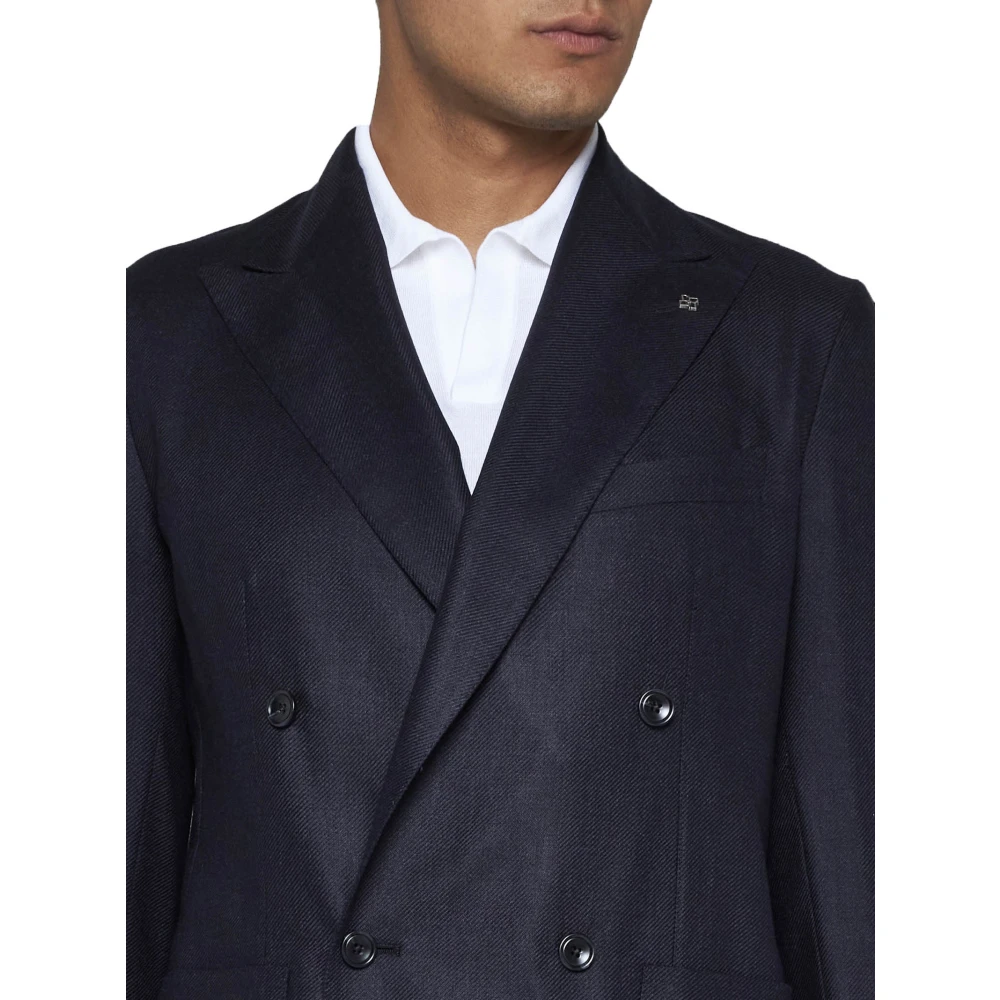 Tagliatore Blauwe Herenjassen Blue Heren