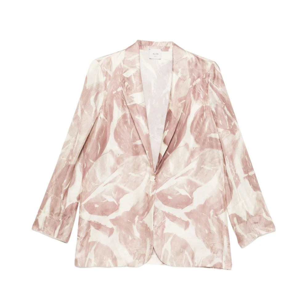Alysi , Blazers, Female, Multicolor, M, Single-Breasted Blazer