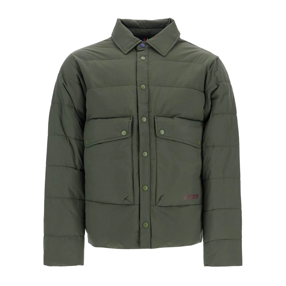 PS By Paul Smith Gewatteerde Nylon Donsjas Green Heren