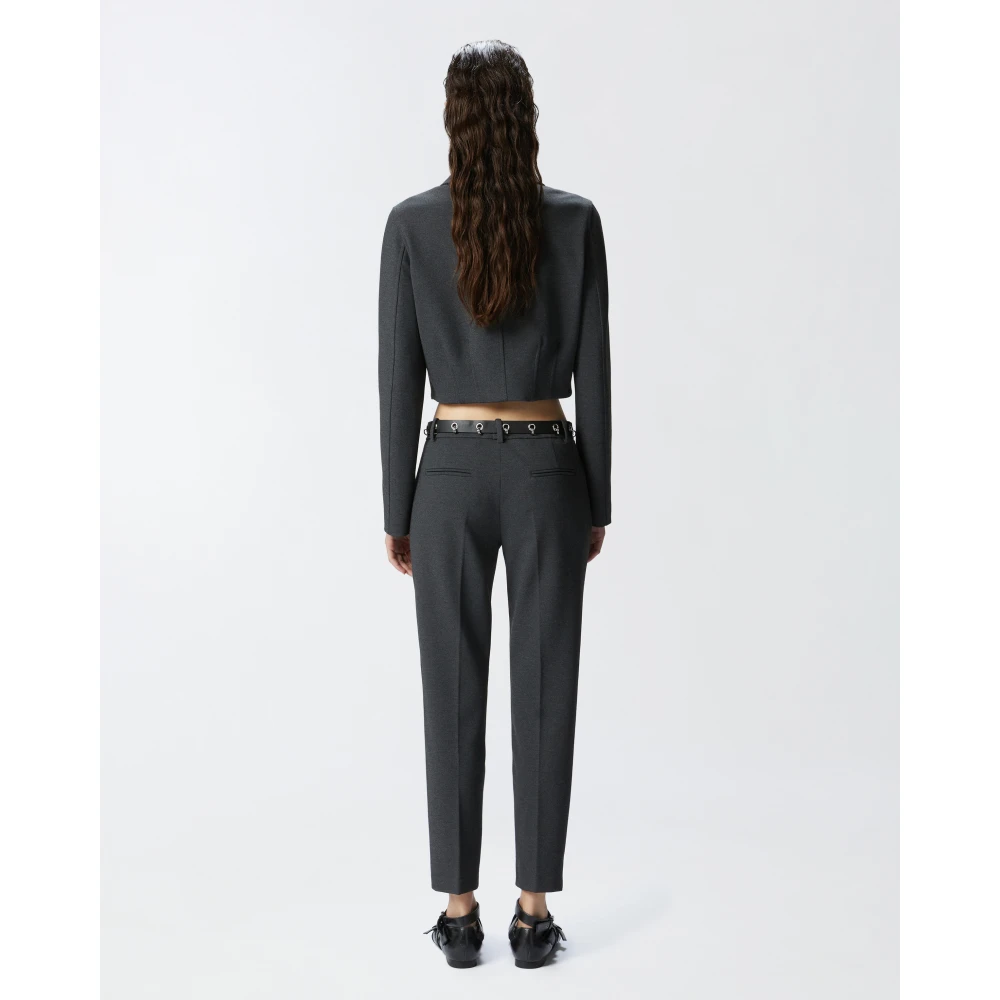 pinko Stijlvolle Bello Broek Gray Dames