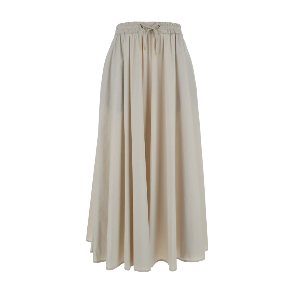 Herno Kvinno Grå Kjolar Dam, 2XS, Nylon, Lätt Nylon Stretch Kjol