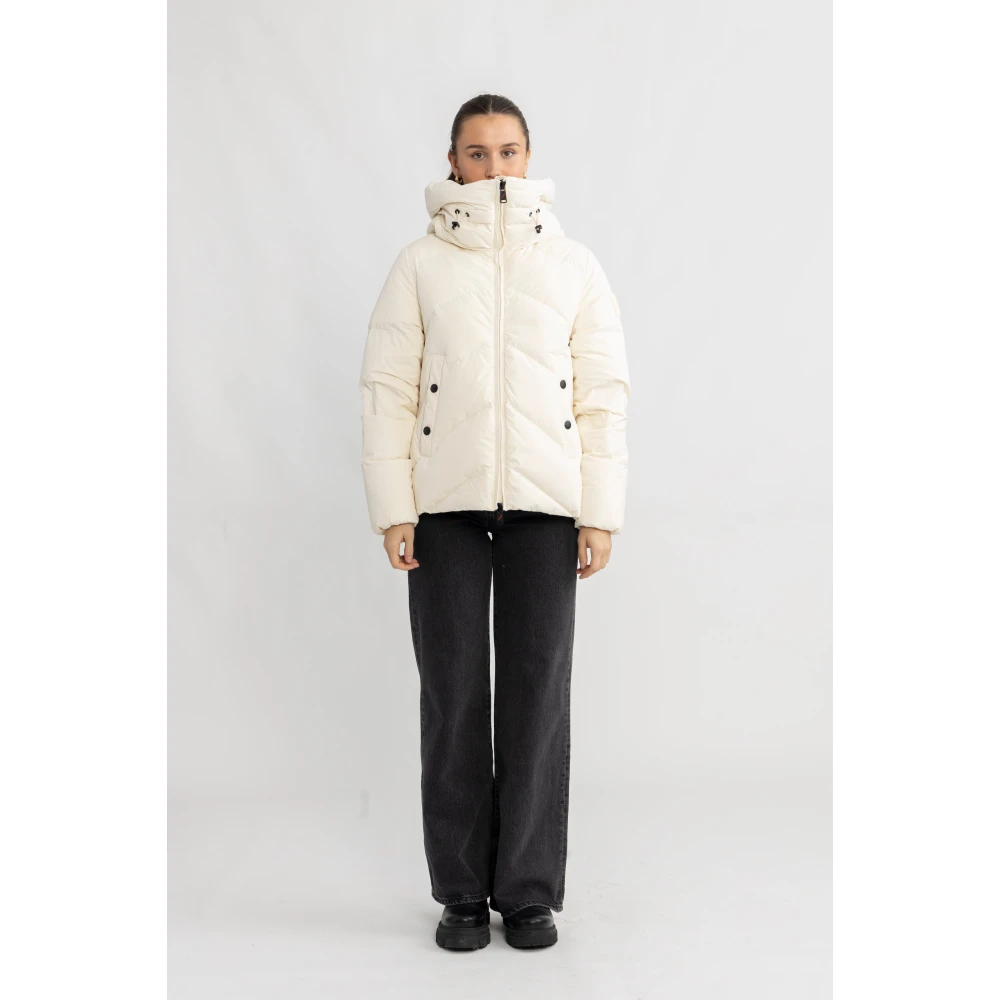 Afterlabel Stijlvolle Off White Winterjas Helsinki White Dames