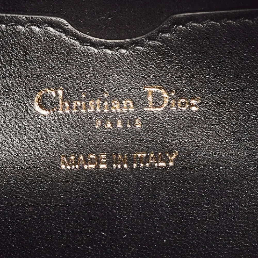 Dior Vintage Pre-owned Leather dior-bags Black Dames