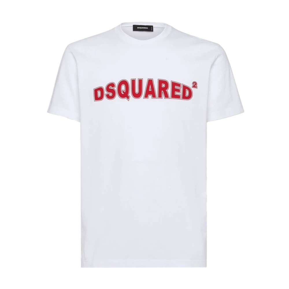 Dsquared2 Wit T-shirt S71Gd1452-D20020 White Heren