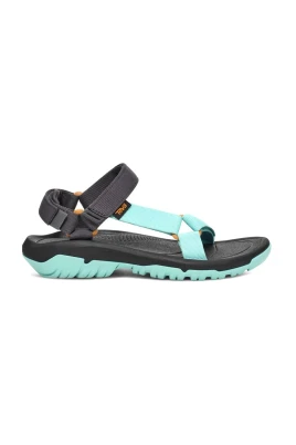 Svart & Turkos Promenadsandal