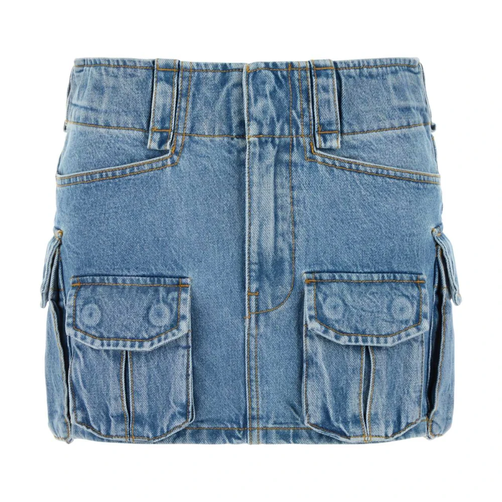 Alexander wang Denim Mini Rok Blue Dames