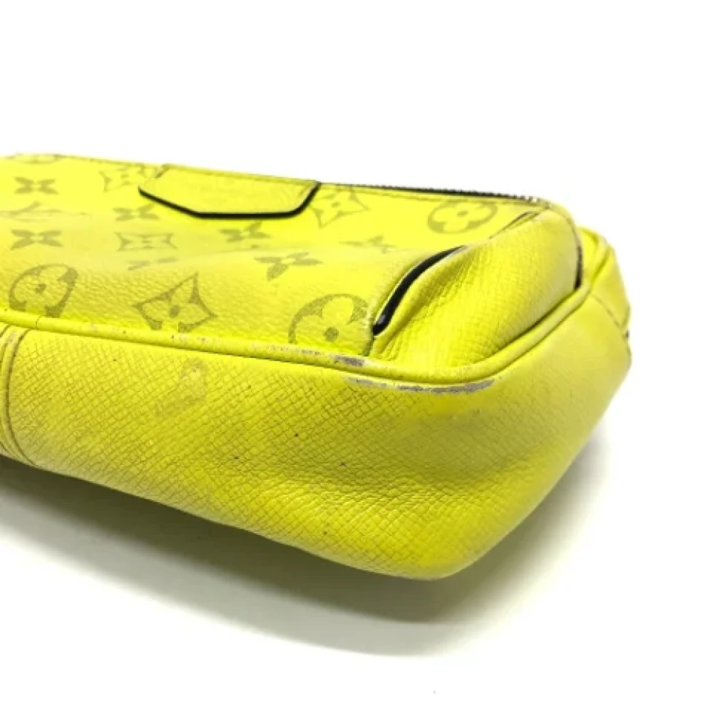 Louis Vuitton Vintage Pre-owned Leather shoulder-bags Yellow Heren