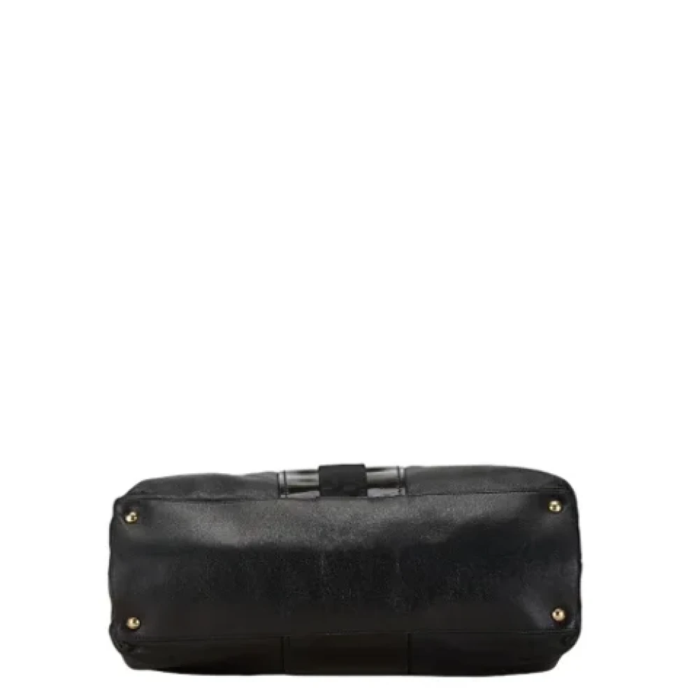 Salvatore Ferragamo Pre-owned Leather handbags Black Dames