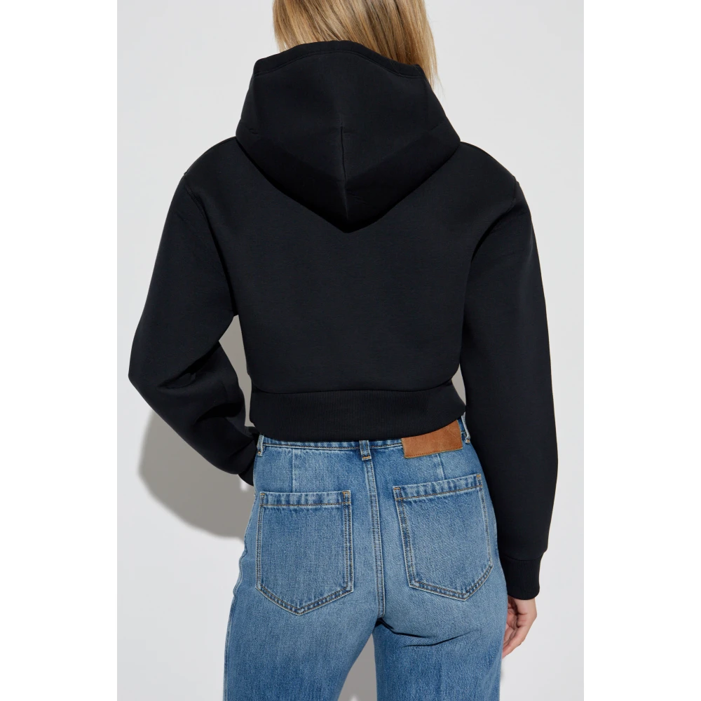 Victoria Beckham Hoodie Black Dames